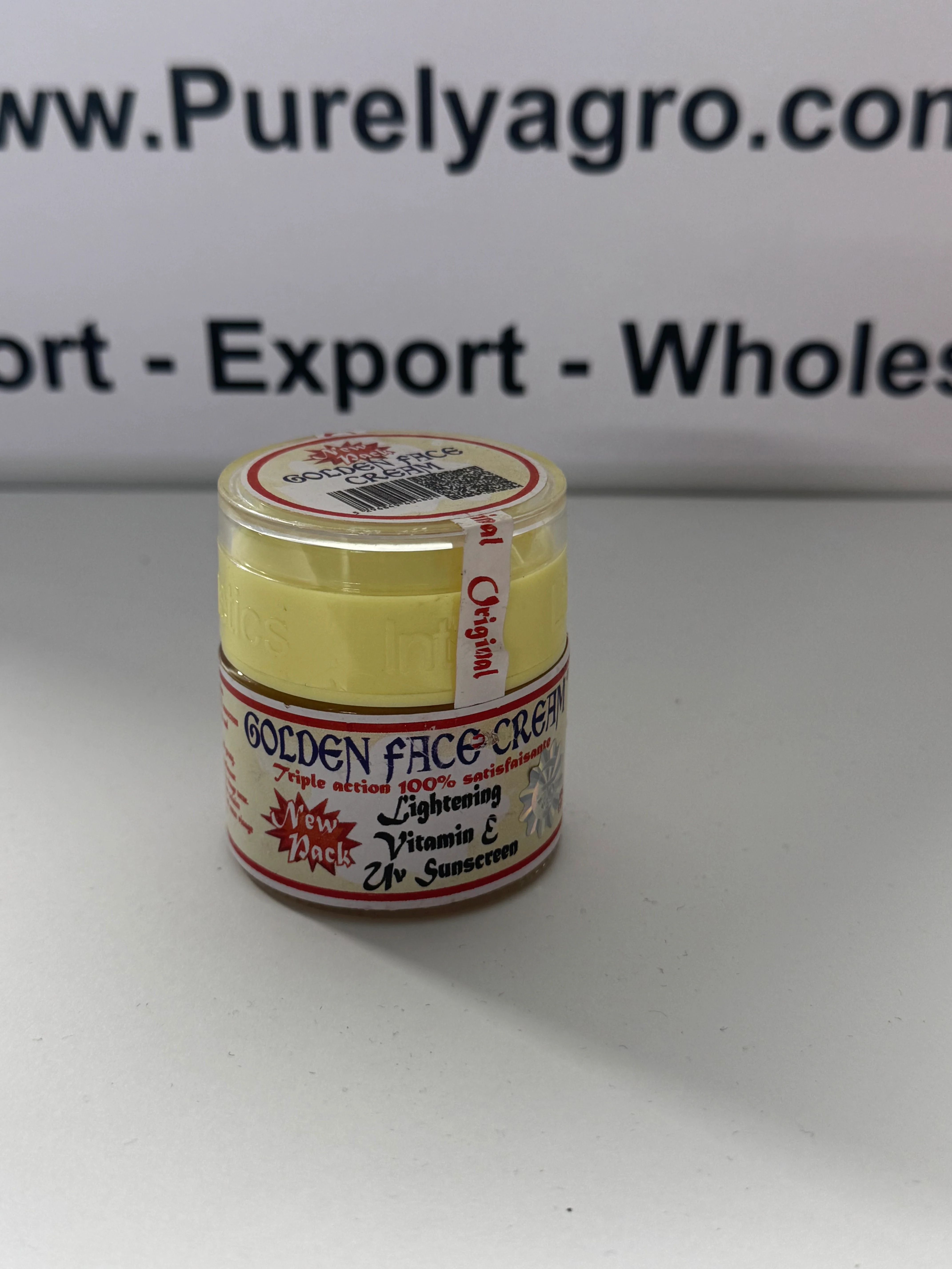 Original Golden Face Cream with Vitamin E & UV Filter