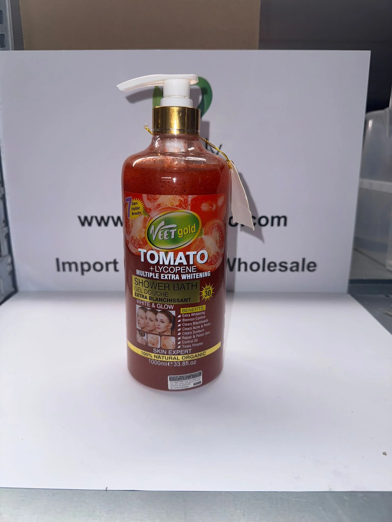 Veet Tomato Shower Bath – 1000 ml - Image 2